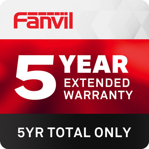 5 Years Extended Return To Base (RTB) Fanvil Warranty $50 Value 5 Years Extended Return To Base (RTB) Fanvil Warranty $50 Value
